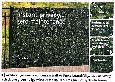 Faux nature in Skymall