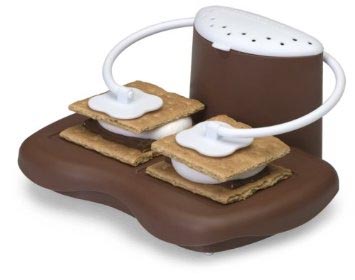 Form follows function: “Arms prevent marshmallows from over expanding and overcooking.” Image: Amazon