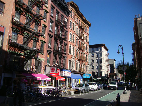 A street in the Lower East Side. Photo by author.