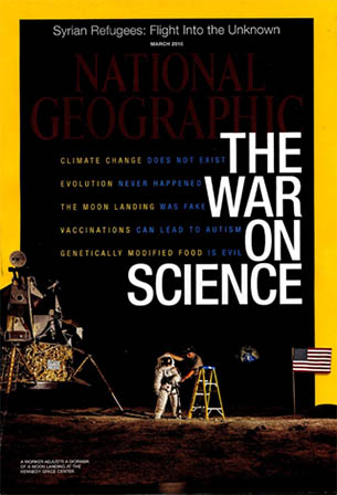 The cover of the March 2015 issue of National Geographic