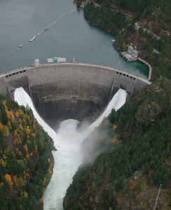 The Ross Dam on the Skagit River
